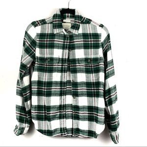 American eagle green plaid flannel